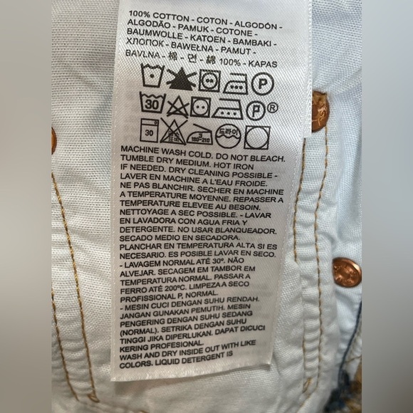 Levi's 501S Skinny Jeans Distressed Details Women's Size 26 - Picture 14 of 16